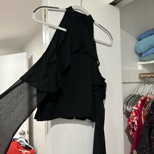 LUCCA off the shoulder halter top